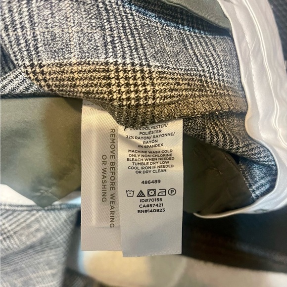 NWT Loft Plaid Trousers - Picture 6 of 6